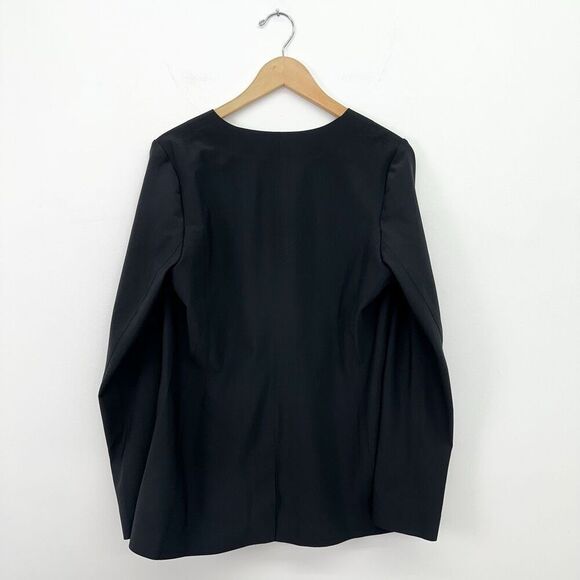 Athleta Women’s Black Avenue Single Snap Button Performance Blazer Jacket - Picture 3 of 16